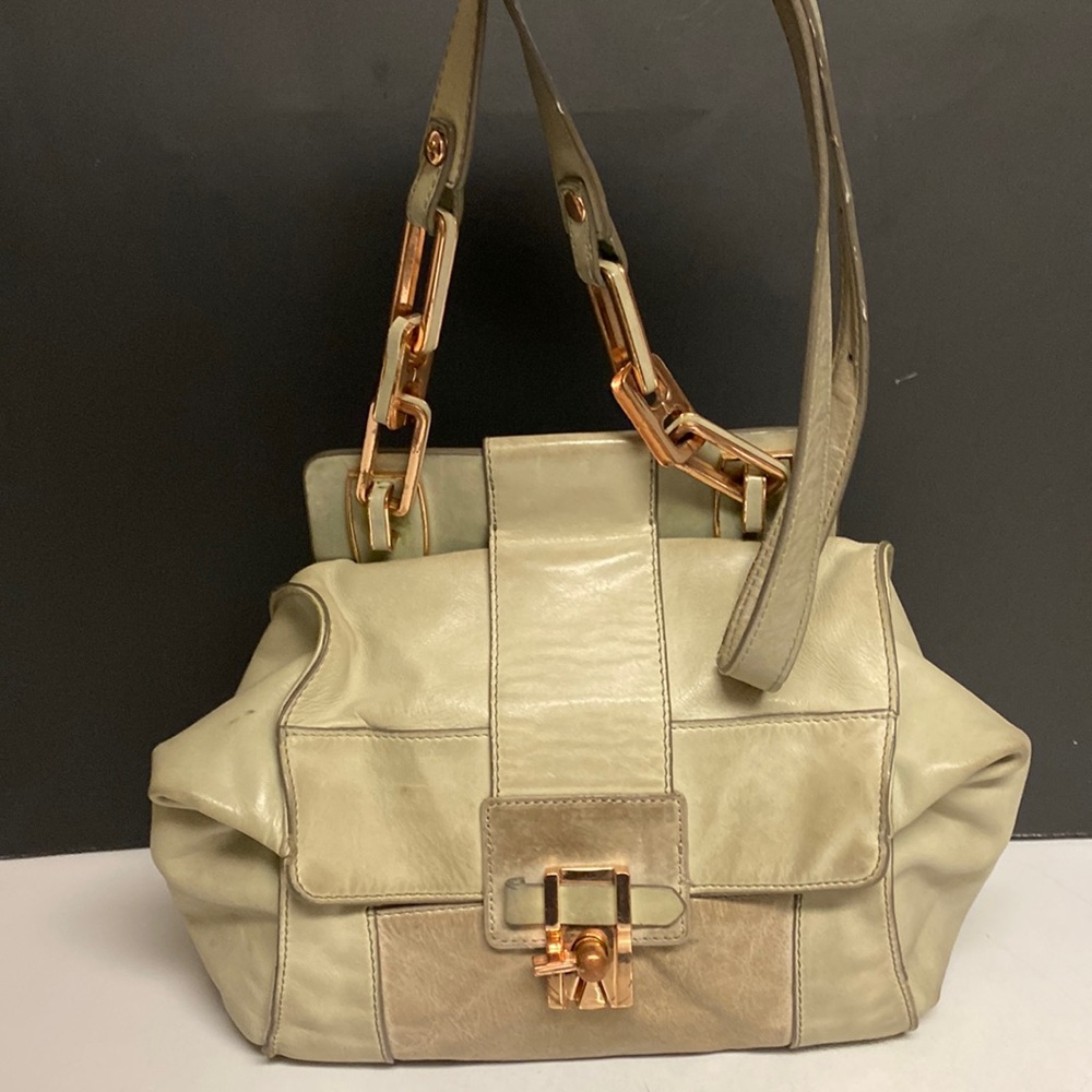 KOOBA Crossbody Leather Bag Buckle Closure Purse